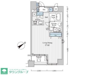 ＭＦＰＲコート赤坂見附の物件間取画像